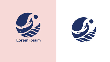 Fashion Style Trend Vogue unique logo design illustration