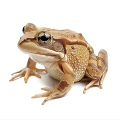Naklejka premium frog on white background