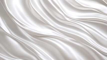 Obraz premium Abstract White Waves Background
