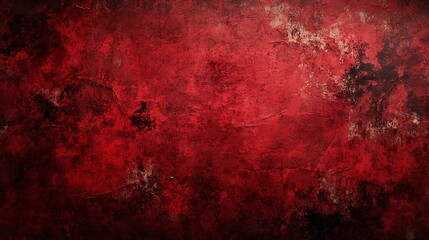 Fototapeta premium Red Grunge Wall Texture