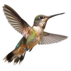 hummingbird in flight