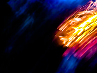 The abstract background shows a dynamic flowing vortex of fire with luxurious golden colors and lines evoking a sense of energy, power, warmth, and transformation, making this image perfect for themes