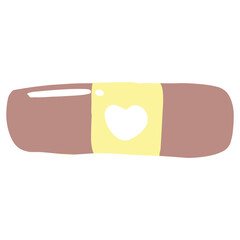 kawaii medicine cartoon character design isolated on white background