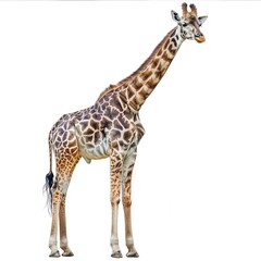 Obraz premium giraffe isolated on white