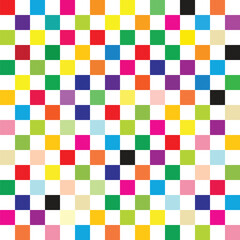 Checkered colorful pattern, vector illustration design