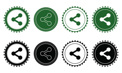 Ecology icon set. Ecology Stamps. Environment, sustainability, nature, recycle, renewable energy; electric bike, eco-friendly, forest, wind power, green symbol. Solid icons vector collection.