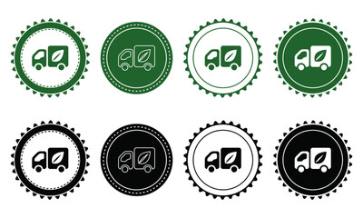 Ecology icon set. Ecology Stamps. Environment, sustainability, nature, recycle, renewable energy; electric bike, eco-friendly, forest, wind power, green symbol. Solid icons vector collection.