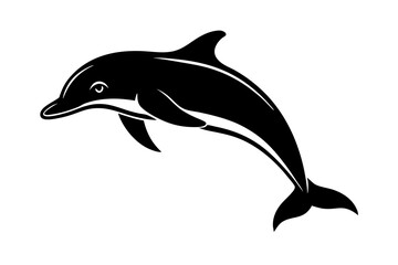 Dolphin Silhouette vector illustration Artwork