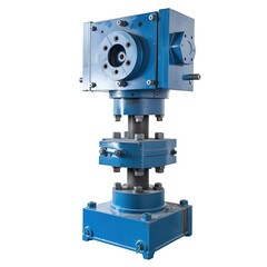 Fototapeta premium Hydraulic Press isolated on white background 