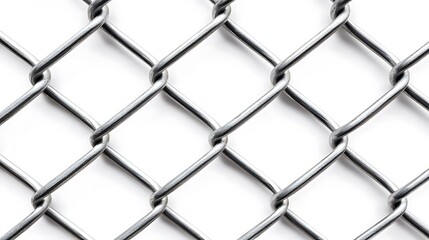 Fototapeta premium Chain Link Fence Close-up