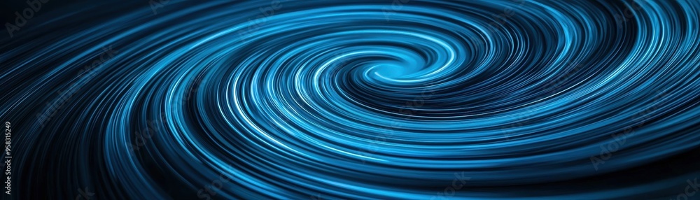 Poster a captivating swirl of blue hues in a dynamic abstract pattern, ideal for backgrounds or creative pr