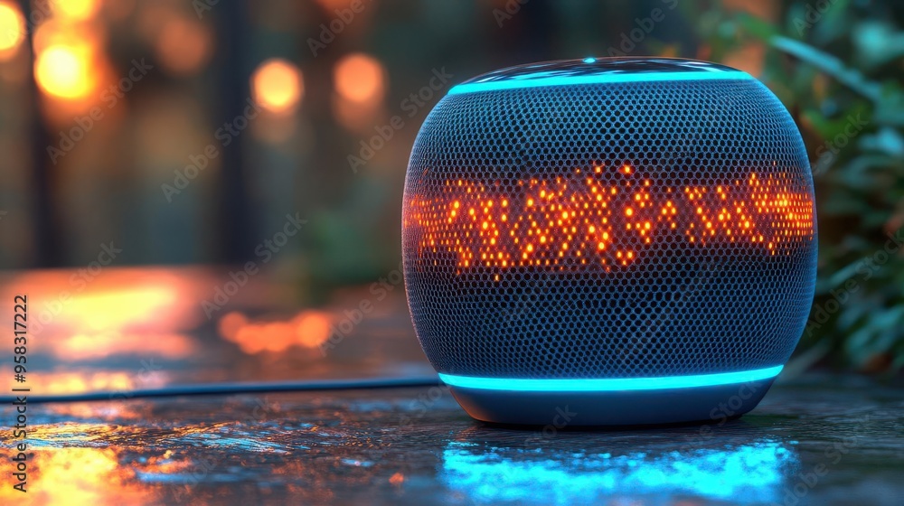 Aufkleber smart home assistants serving as the central hub for device integration and automation