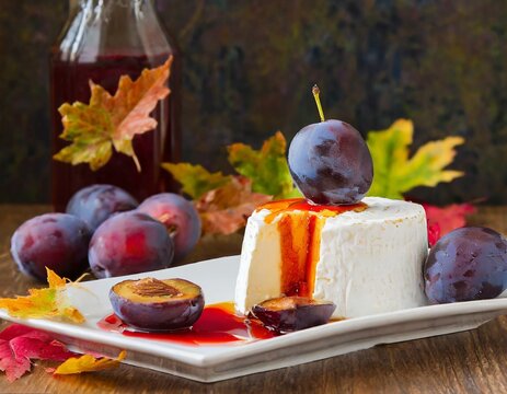 Ziegenk&auml;se im Herbst