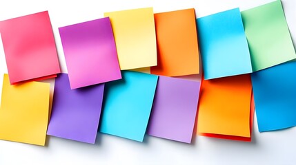 Colorful Paper Sheets Abstract Background Design