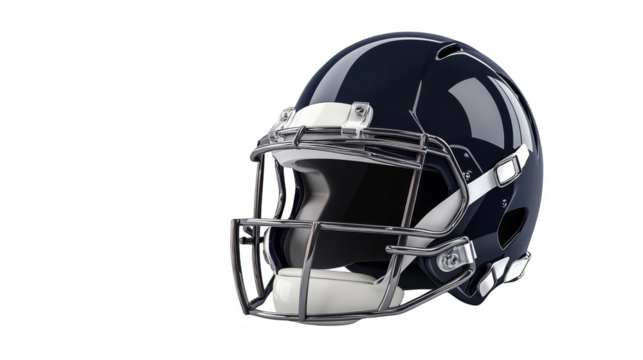 American football helmet isolated transparent background