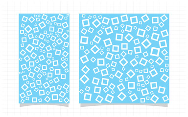Winter Colour memphis pattern Abstract background for your Social Media Wallpaper