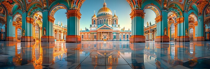 Obraz premium Saint Isaac's Cathedral in St. Petersburg, Russia