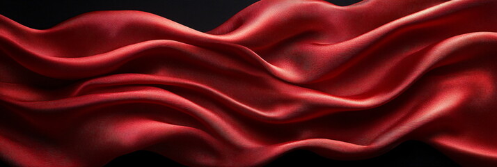 Obraz premium red silk