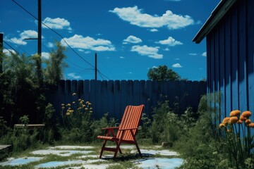 Backyard sky architecture building.