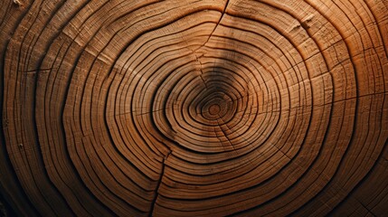 Naklejka premium Tree Rings, Nature's Time Capsule