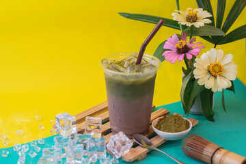 Matcha Cocoa, a street drink in Thailand