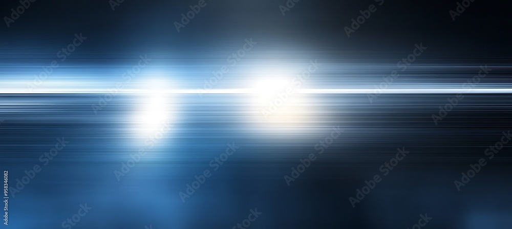 Poster a smooth, metallic gradient background with a cool blue tint and text space