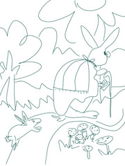 hand drawn illustration