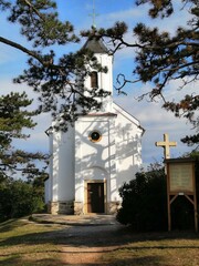 Saint Michael Chapel on Saint Michael Hill in Vonyarcvashegy, Hungary