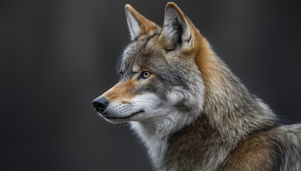 Obraz premium grey wolf portrait