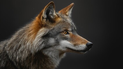 Fototapeta premium grey wolf portrait