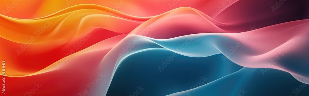 Poster abstract background with a color tone effect featuring 3d rendering