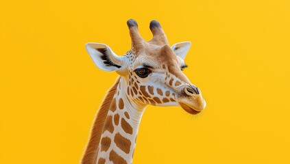 giraffe head shot
