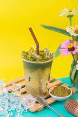 Matcha, a street drink in Thailand