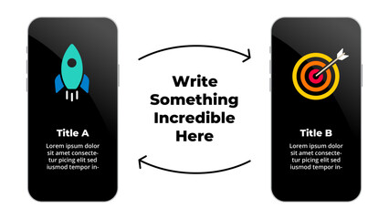 mobile phone infographic, can be used for presentation, workflow layout, diagram, annual report, web design.
