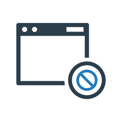 website block icon