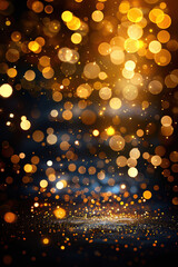 Gold Lights with Soft Focus