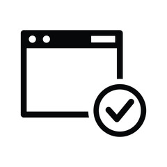 browser correct icon