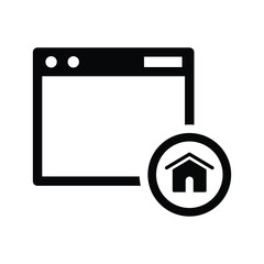browser home icon