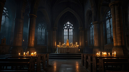 Gothic Cathedral Sanctuary
