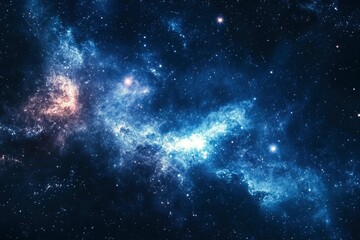 Naklejka premium background with stars, space galaxy background, background with space, galaxy in the space with stars, ai