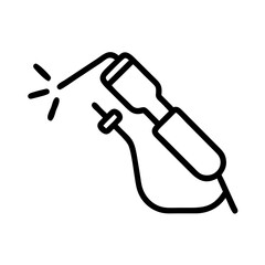 Schneidbrenner, Schweißgerät Symbol
