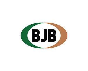 BJB logo design vector template. BJB