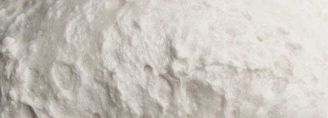 Mounting foam has leaked out of the jar