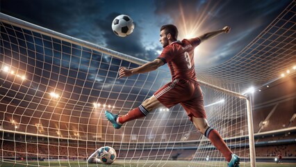 foodball soccer goal moment