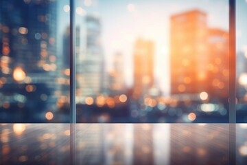 Fototapeta premium Blurred architecture backgrounds cityscape.