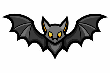 bat icon on a white background 