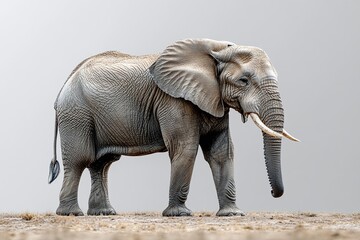 Obraz premium African Elephant Realistic Image