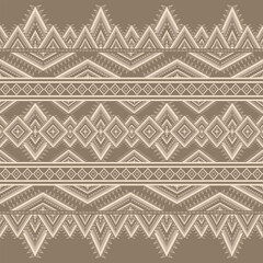 Vintage Ethnic patterns seamless background embroidery.