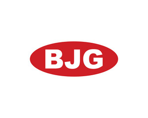 BJG logo design vector template. BJG