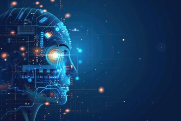 Fototapeta premium AI marketing, driving innovation in digital strategies and automation tools.
